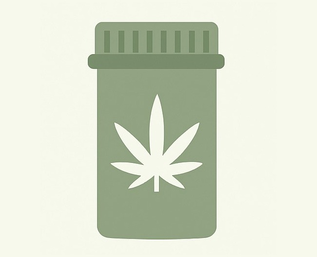 Cannabisblüte verpackt